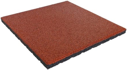 IVOL Rubber tegel 30 mm 50x50 cm Rood