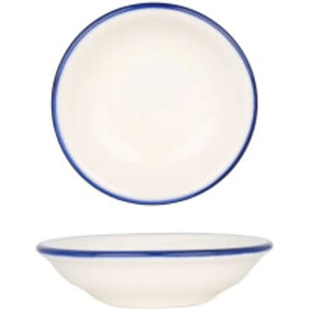 Bonna Serveerschaal - Linea Blue - Porselein - 9 cm (50cc) - set van 4