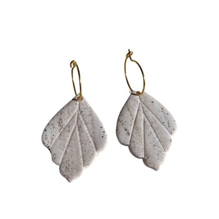 2 Love it Leaf - Oorbellen - Stainless steel - Polymeerklei - 4.5 x 2.5 cm
