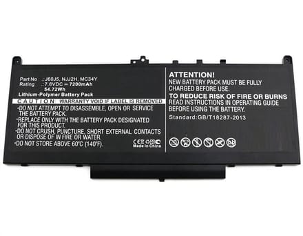CoreParts MBXDE-BA0127 laptop reserve-onderdeel Batterij
