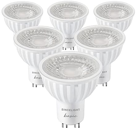 GU10 LED-lamp 6W Warm Wit 2700K - 500 Lumen - Verpakking van 6