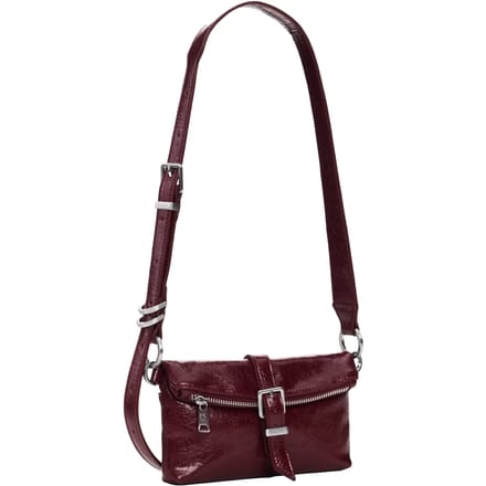 Desigual clutch Mone Half Logo Clutch Garnet donkerrood
