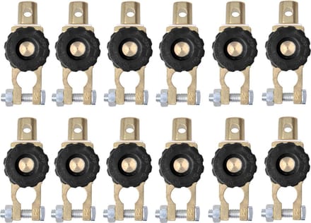 ProPlus Accupoolklem met stroomonderbreker - Ø 17,5 mm - Min pool - 12 stuks