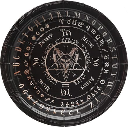 ATOSA - 6 Ouija papieren bordjes 18 cm