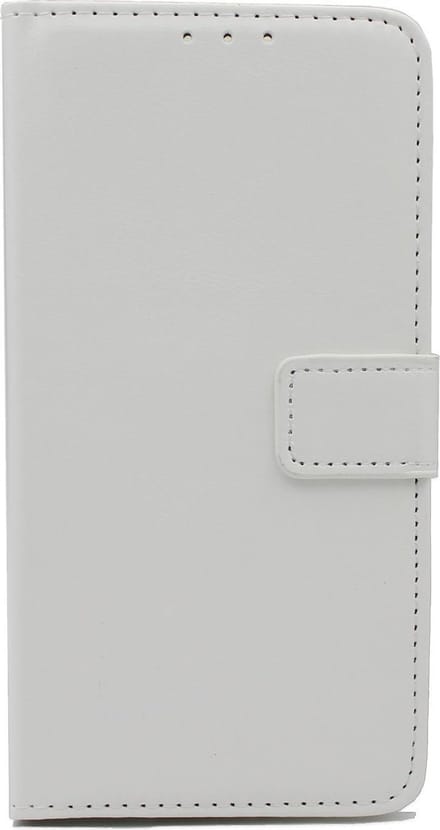 HB Hoesje Geschikt voor Apple iPhone 12 Mini Wit - Portemonnee Book Case - Kaarthouder & Magneetlipje