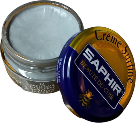 Saphir Creme Surfine (schoenpoets) Licht Grijs