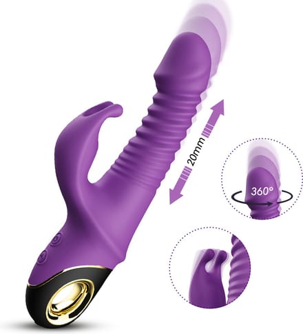 Bossoftoys - Zing G spot Vibrator Paars - 4 pulsation modes - G-spot - 52-00013-1 - USB rechargeable - 9 Funktie
