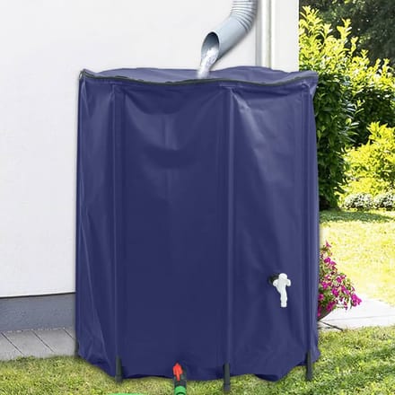 vidaXL Watertank met kraan opvouwbaar 1250 L PVC