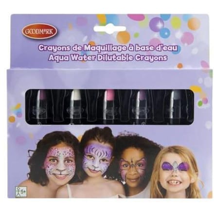 Make-up Aqua Twistable crayons fancy 5 kleuren