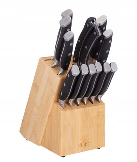 Nois FORGED - Messenset - Roestvrij Staal - Ergonomisch - Blok inbegrepen