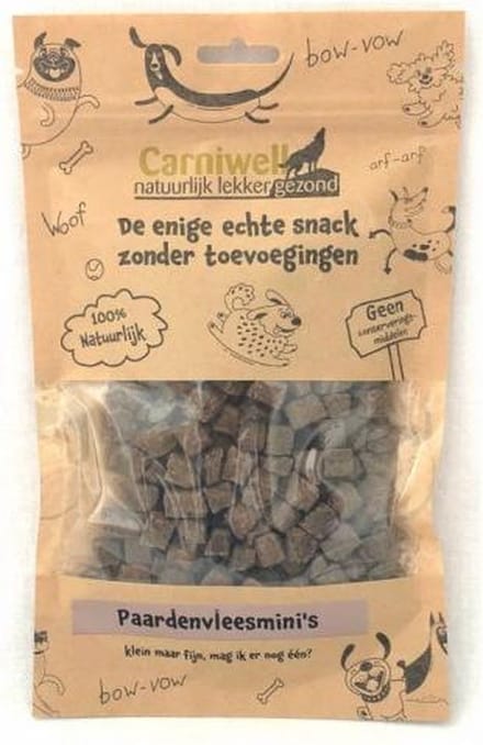 Carniwell Paardenvleesmini's 200 Gram