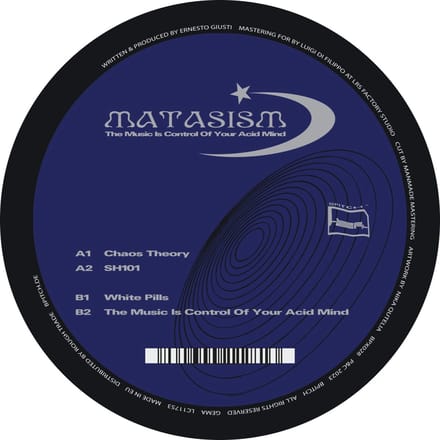 Matasism - The Music Is Control Of Your Acid Mind (12" Single)