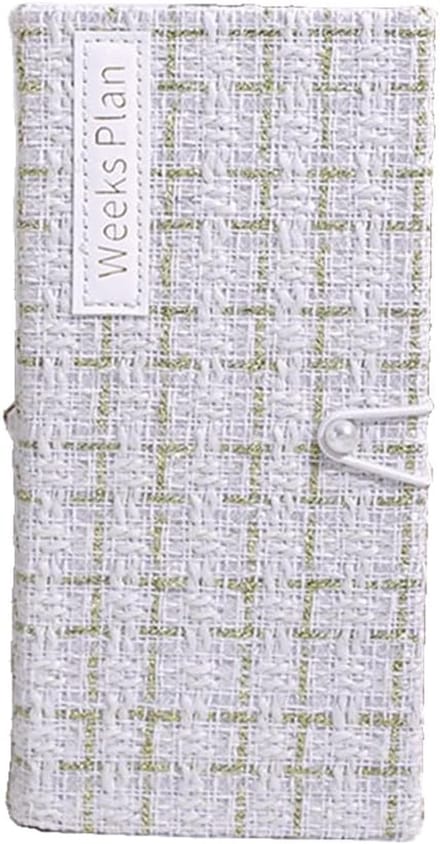 Zak Agenda - Planner Notitieboek - Dagelijkse Planning - Ongedateerd Overzicht - A6 Formaat - Wit