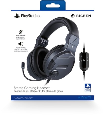 Bigben Stereo Game Headset V3 - PS5 & PS4 - Titanium