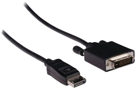 DisplayPort naar DVI kabel - DP 1.1 (1920 x 1200) / zwart - 5 meter