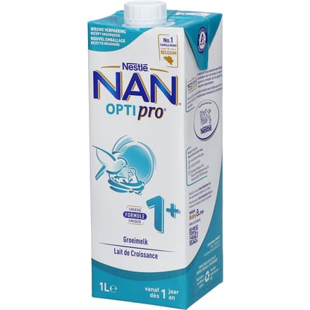 Nan Optipro Groeimelk 1+ Baby 1+ Jaar 1L