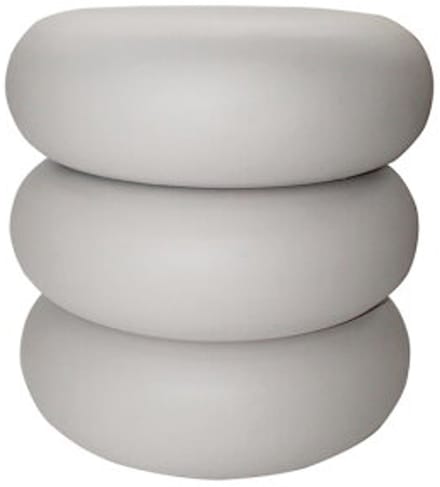Beemster bijzettafel, Ø45, H45, Off-White - Formaggio Collection