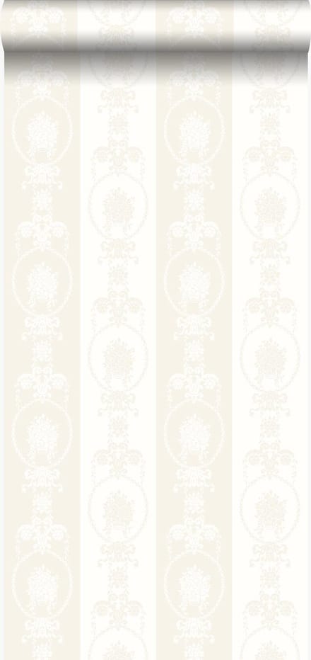 Origin Wallcoverings behang ornamenten zilver en wit - 53 cm x 10.05 m - 346829
