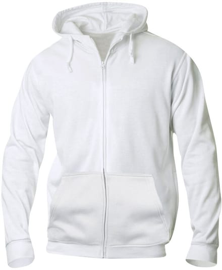 Basic hoody full zip wit m