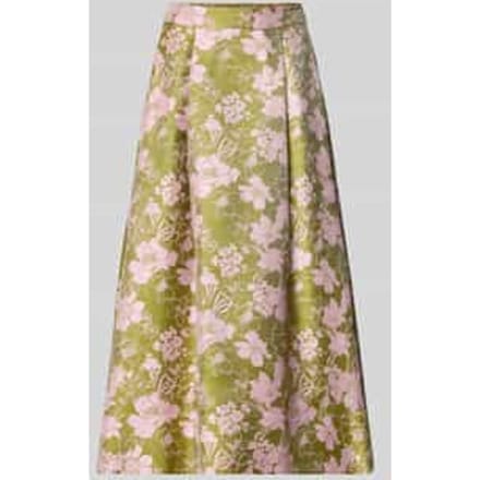 Uitlopende maxi-rok met all-over motief model 'Sagira2'