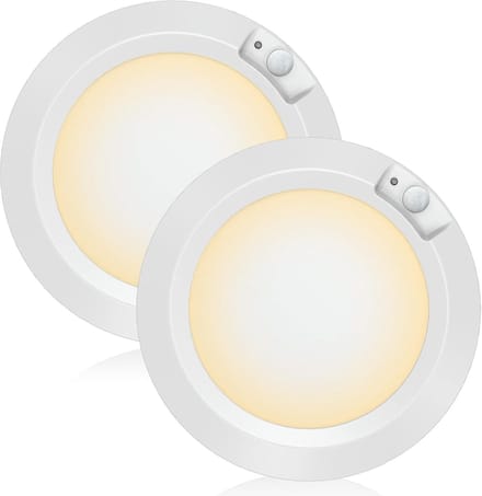 Bewegingssensor LED-licht met Batterij voor Automatische Verlichting - Warm Wit (2 stuks)