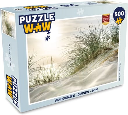 Puzzel Waddenzee - Duinen - Zon - Legpuzzel - Puzzel 500 stukjes