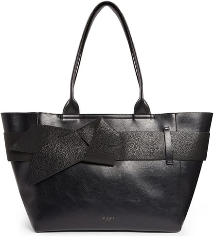 Ted Baker shopper schoudertas Jimma Pu Tote Bag Jet - Black zwart