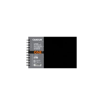 Schetsboek canson art book one 100gr 216x140mm wit | 6 stuks