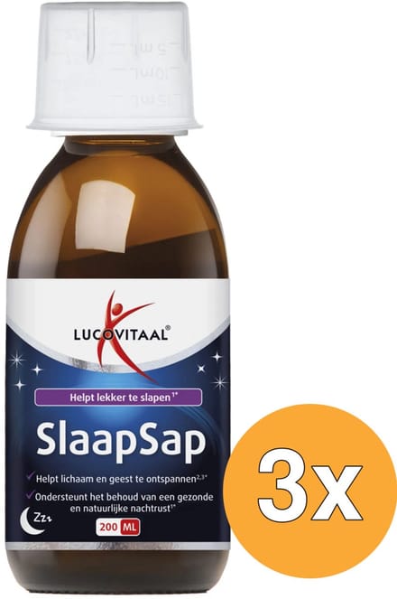 3x Lucovitaal Slaapsap (200 ml)
