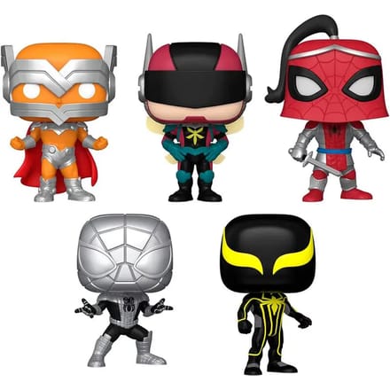 Funko SpiderMan - POP! 5-Pack Year Of The Spider Special Edition 9 cm Verzamelfiguur - Multicolours