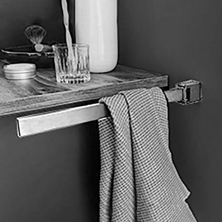 Puris towel rail single arm, swivel PZ11471