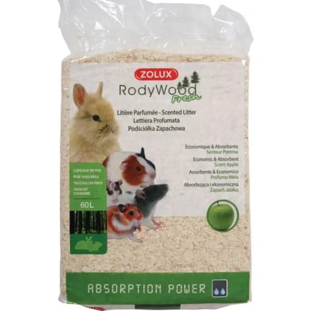 Appel rodywood strooisel Zolux