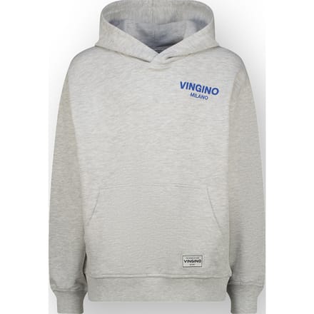 Vingino Boys Basic-hoody Sweater Fearless Grey Melee Größe: 2 | Sportbekleidung Outlet | kids | Grau