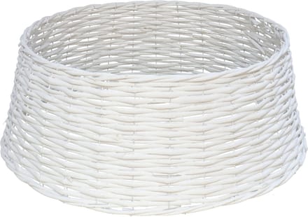 Gerimport Kerstboommand - wit - D39 x H20cm - voor kerstboom 150 cm - kerstboomrok