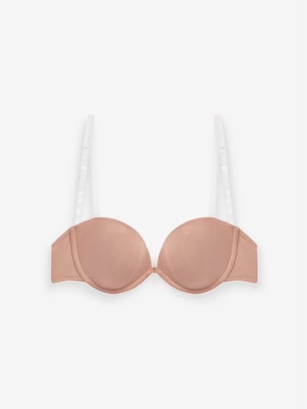 Next - Dames - Gladmakende strapless en multiway A-E beha met doorzichtige achterkant - Huidkleur