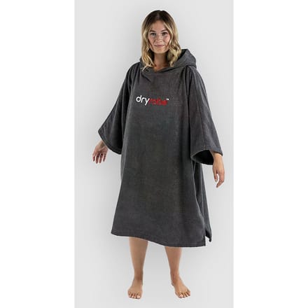 Dryrobe Towel Robe Organic Cotton Surf Poncho blauw