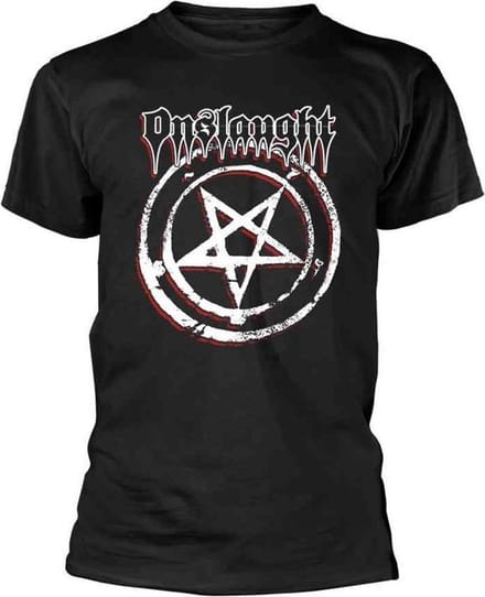 Onslaught Heren Tshirt -M- Pentagram Zwart