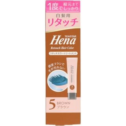 TENSTAR - Hena Retouch Hair Color Treatment 5 Brown - 65g