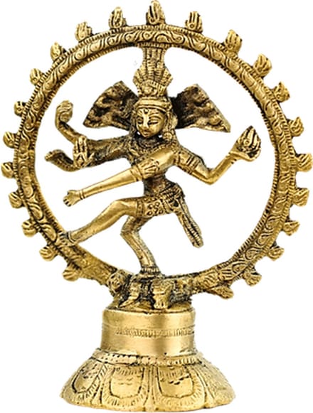 Shiva Nataraj messing 1 kleur - 10 cm - 80 g - M