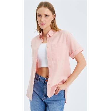 Korte Mouw Shirt met Zakken
