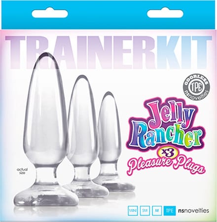NS Novelties - Jelly Rancher - Trainer Kit - Anal Toys Buttplugs Transparant