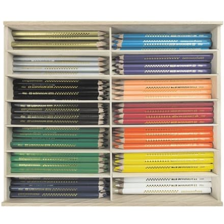 Kleurpotlood Eberhard Faber Tri Winner houten display assorti 112 stuks