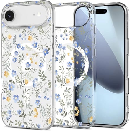 Tech-Protect FlexAir MagSafe Case for iPhone 17 Air - Daisies with Leaves