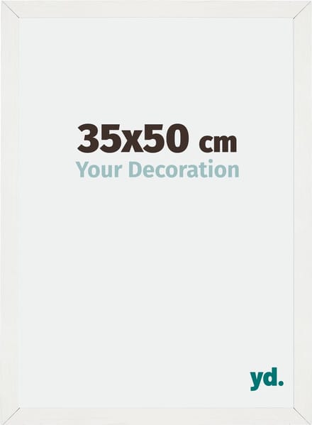 Your Decoration - Fotolijst 35x50 cm - MDF - Wit Geveegd - Mura