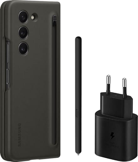 Starter Pack Slim S-pen - Case + TA800 - Geschikt voor Samsung Galaxy Z Fold 5 - Black