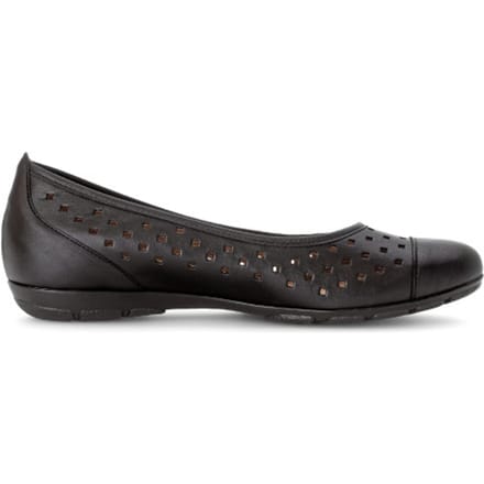 Gabor 64.169.27 - dames ballerina - Zwart - maat 36 (EU) 3.5 (UK)