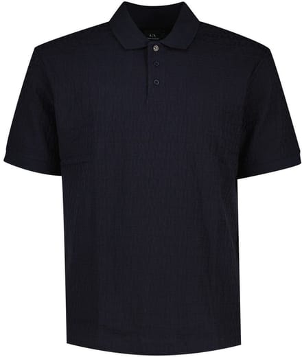 Armani Exchange 6dzfhl-zj2zz Korte Mouw Poloshirt Blauw M Man