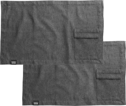 GEM 2-delige set placemats - Grijs -