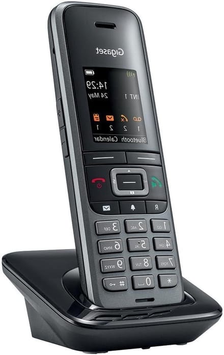 Draadloze Telefoon - DECT Telefoon - Zakelijk Communiceren - Meertalig Menu - Wandmontage - Zwart