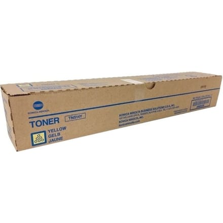 Konica Minolta TN-514Y (A9E8230) toner cartridge geel (origineel)